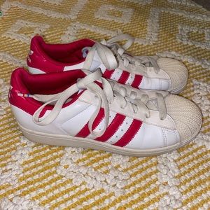 pink adidas superstars